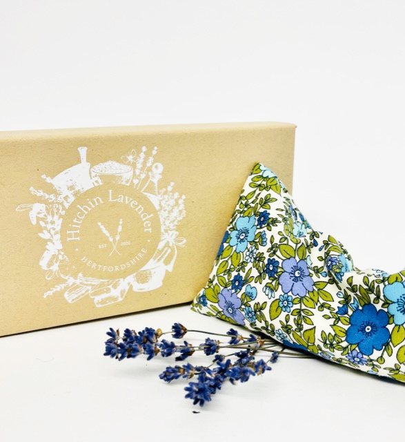 Floral Blues Lavender Eye Pillow Hitchin Lavender