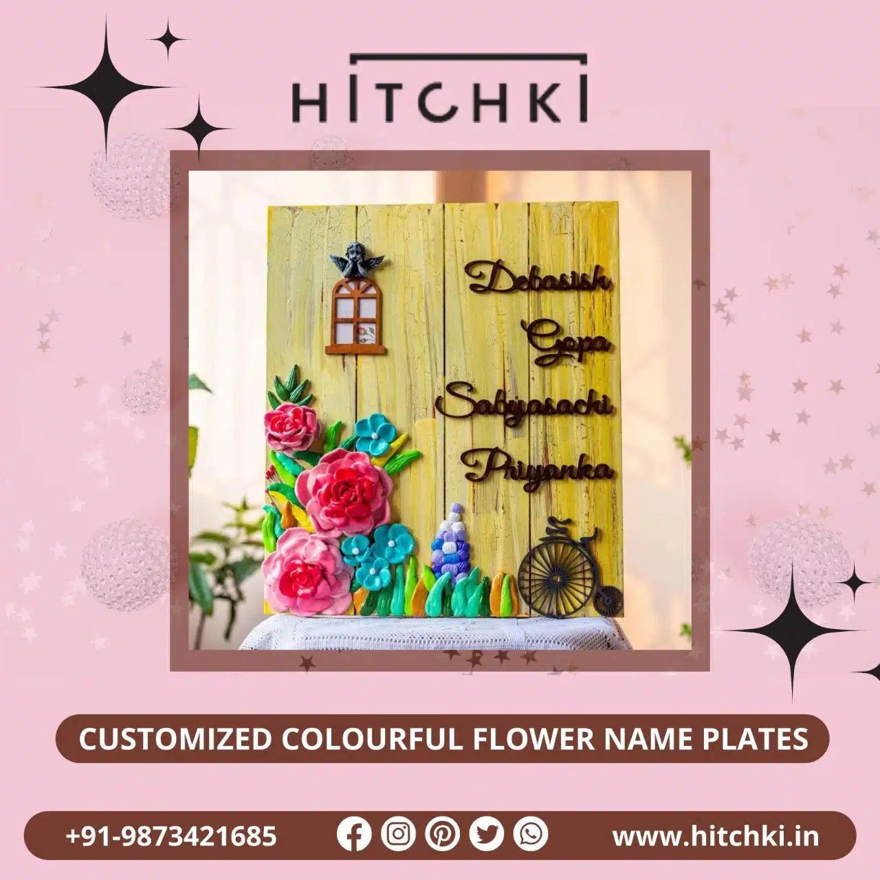 Customized Name Plate For Home Near Me HITCHKI