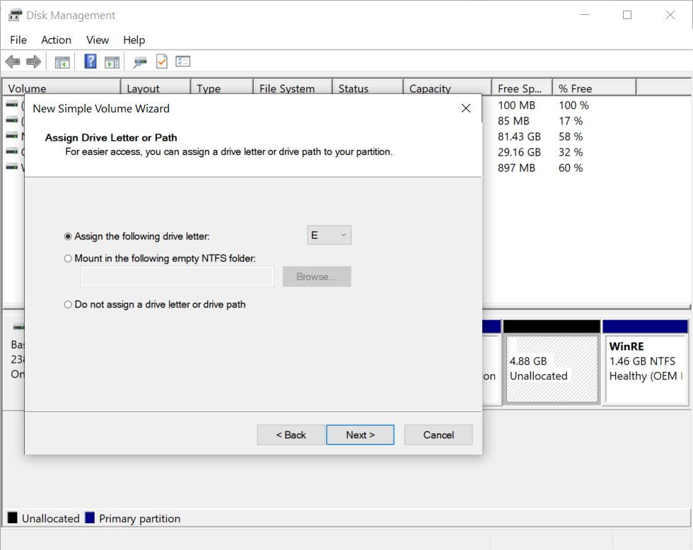 Dividing hard drive in Windows 10 HiTech Service