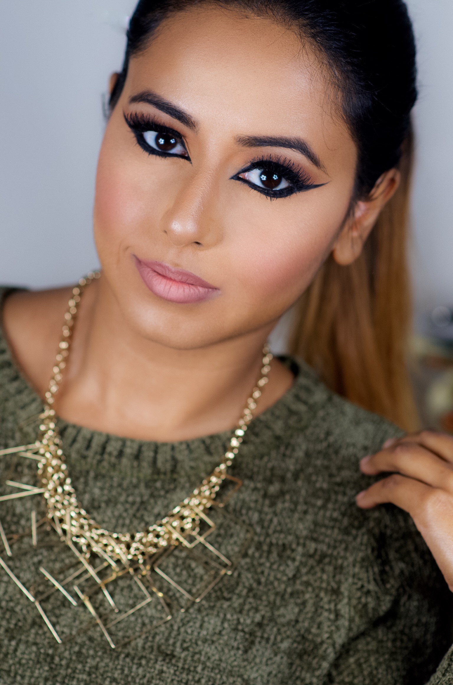 Bold Eye liner Makeup look Indian Bridal Makeup Boston