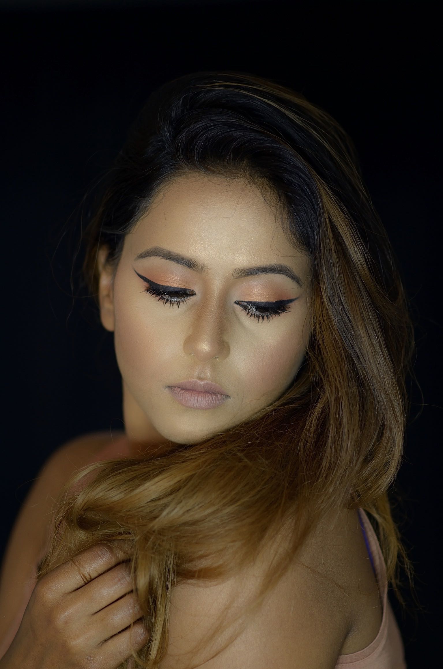 ORANGE & COPPER EYE LOOK!!!!! Indian Bridal Makeup Boston