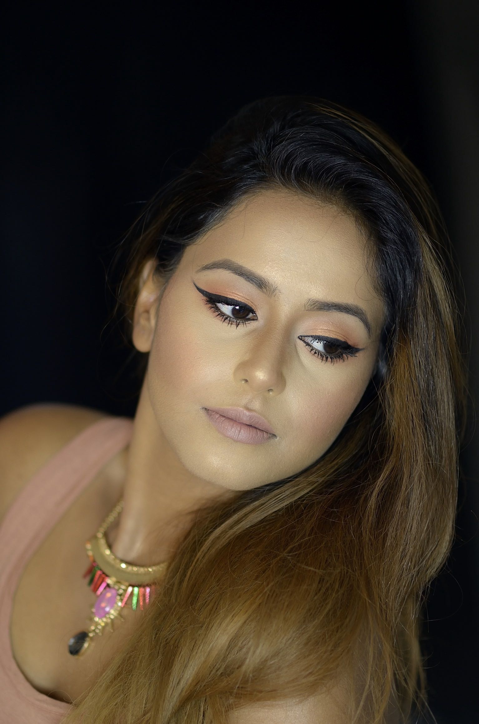 ORANGE & COPPER EYE LOOK!!!!! Indian Bridal Makeup Boston