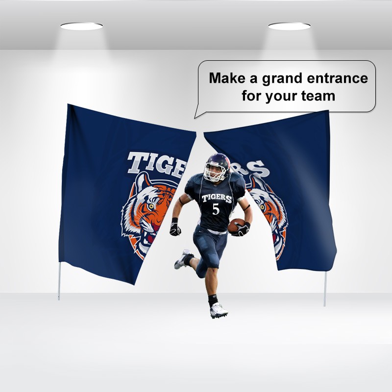 Breakaway Banner HITEX Flags & Advertising Specialties