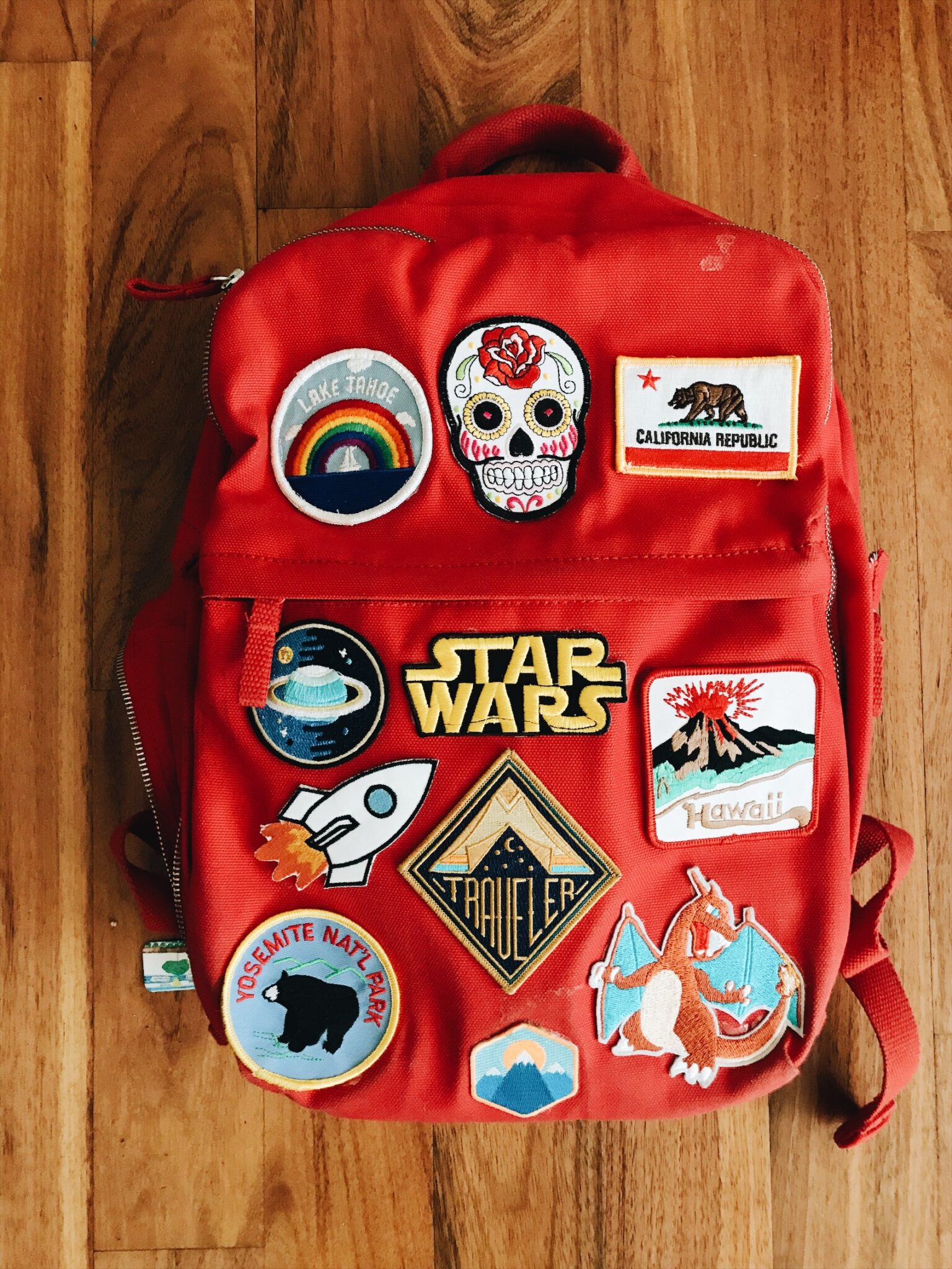 NoSew Backpack patches Hither & Thither