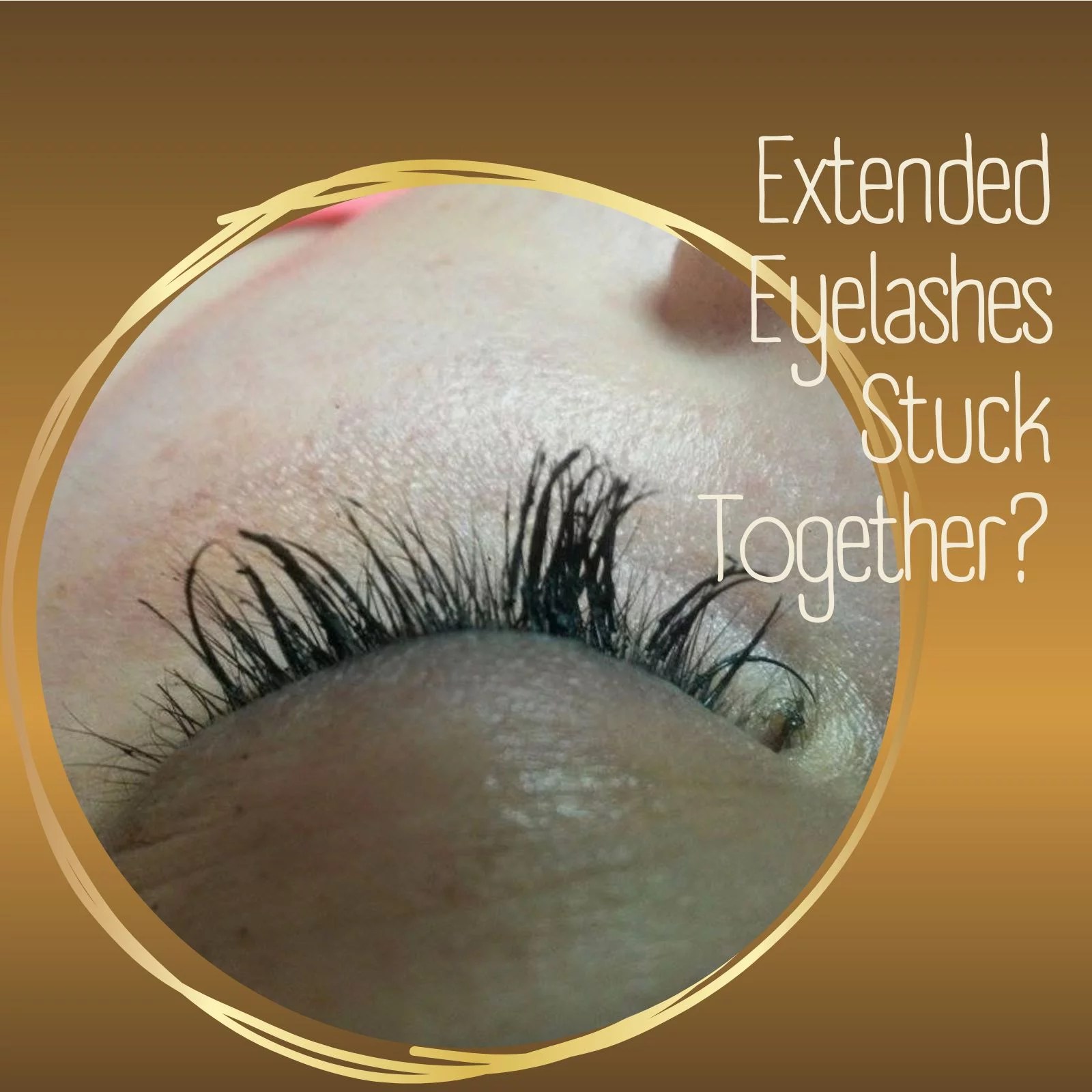 Extended Eyelashes Stuck Together? Here's Why Choosing the Right Lash