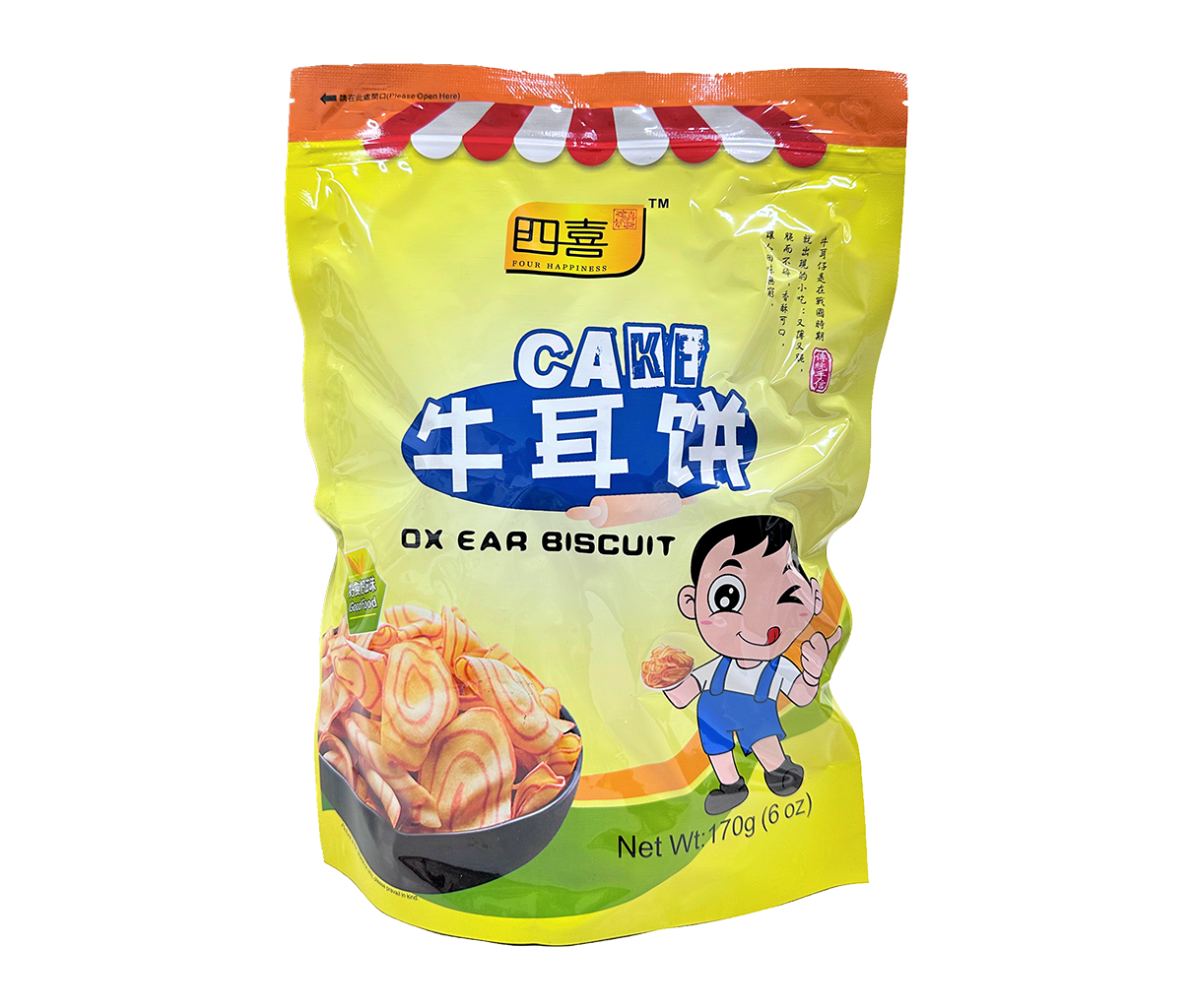 FOUR HAPPINESS OX EAR BISCUIT(HRS240864) HITMARK REPUBLIC INC