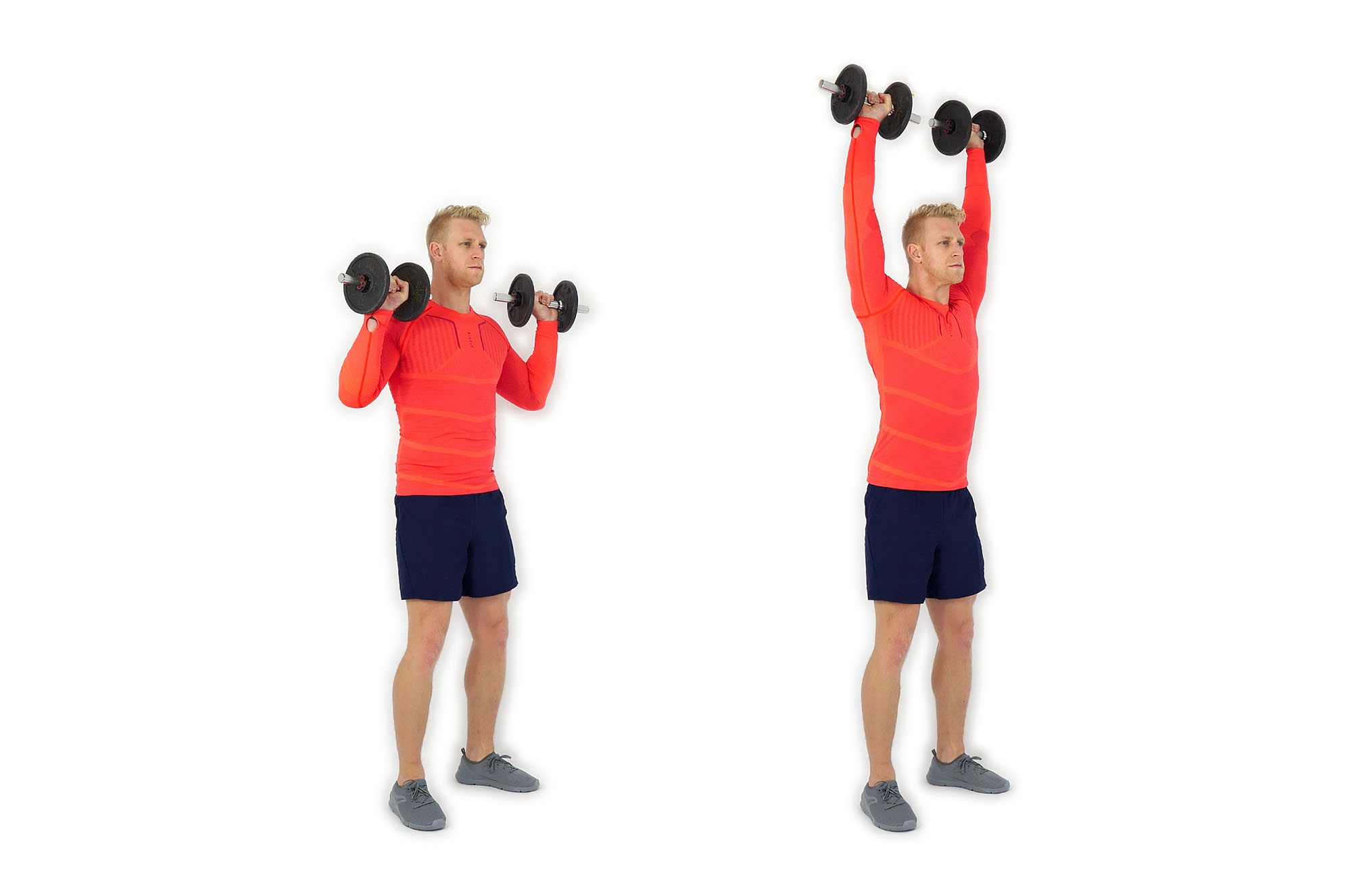 Standing Dumbbell Overhead Press Hit My Macros