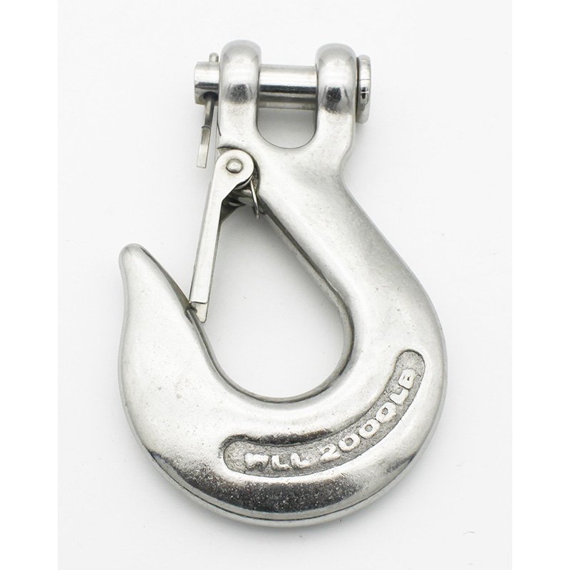 CLEVIS SLIP HOOK WITH LATCH HITONG Rigging hardware