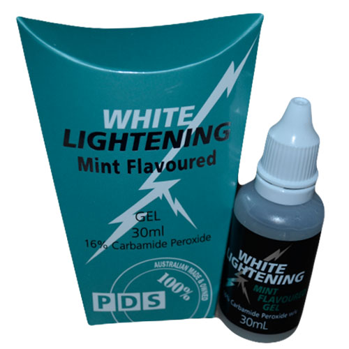 White Lightening Gel Refill Mint Flavoured 16 HIT Dental & Medical