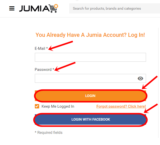 Create Your Jumia Account Now Jumia Online Shopping