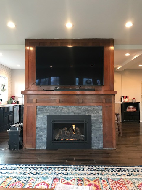 Wood and Gas Fireplace Installation | Hitzer
