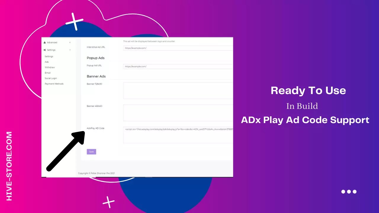 PDisk Shortner Pro Professional PDisk Link Shortner site Script Hive Store