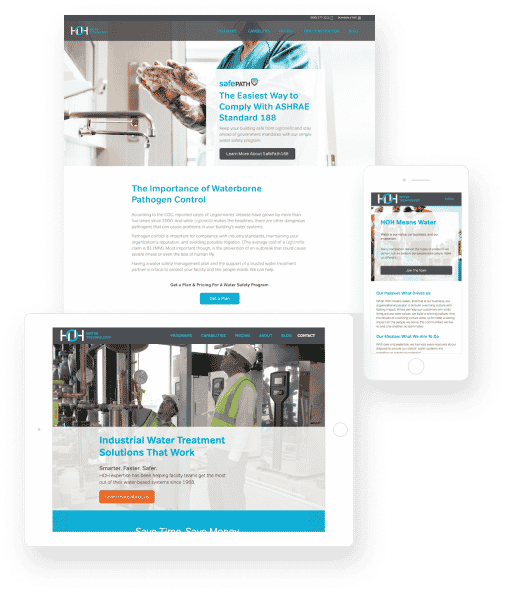 HOH Water Technology Michigan Inbound Marketing Agency Hivehouse