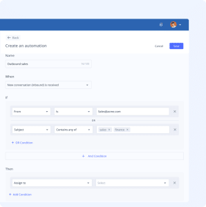 Shared mailbox management for Outlook teams