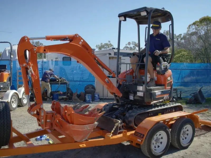 Mini Excavator Trailers Secure And Reliable Transportation