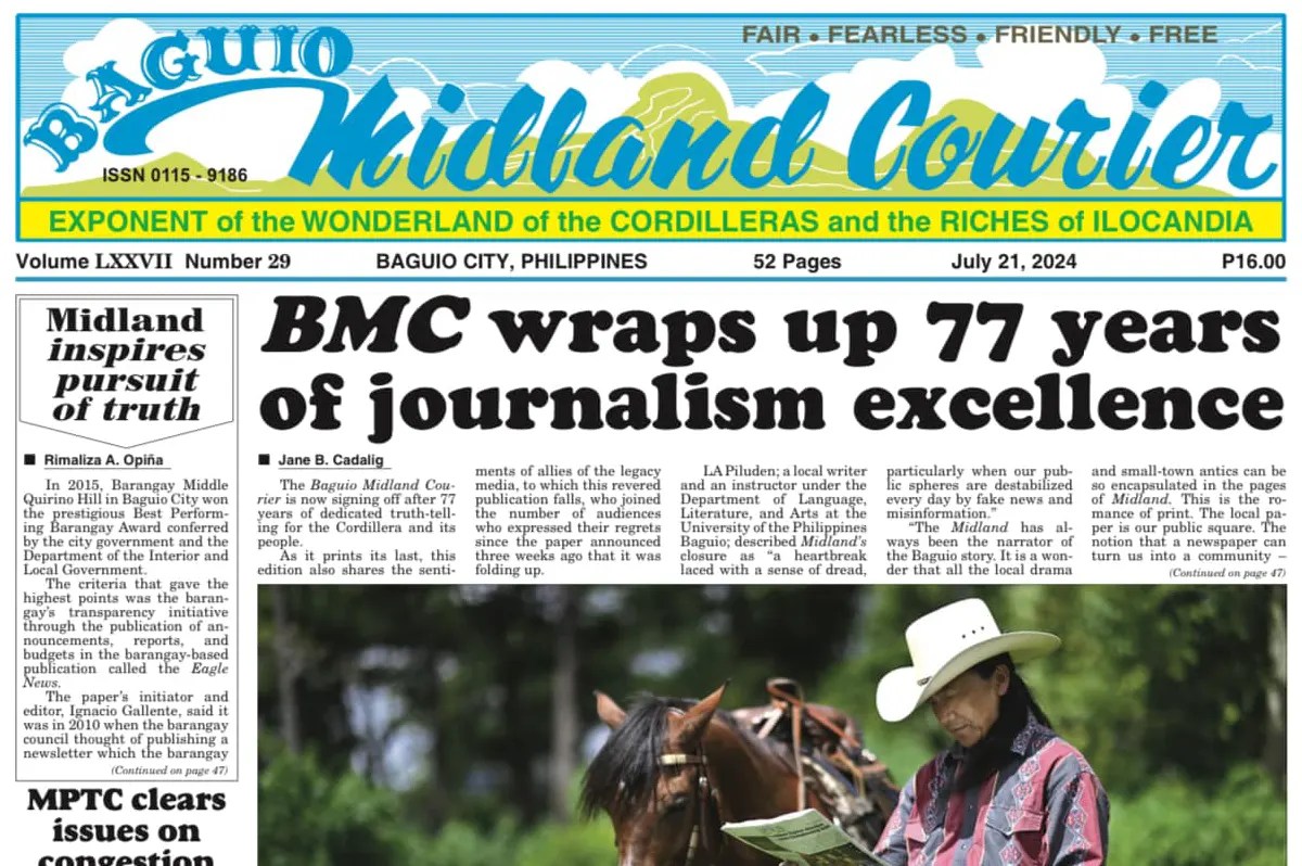 Northern Dispatch After 77 years, Baguio's iconic newspaper bids farewell
