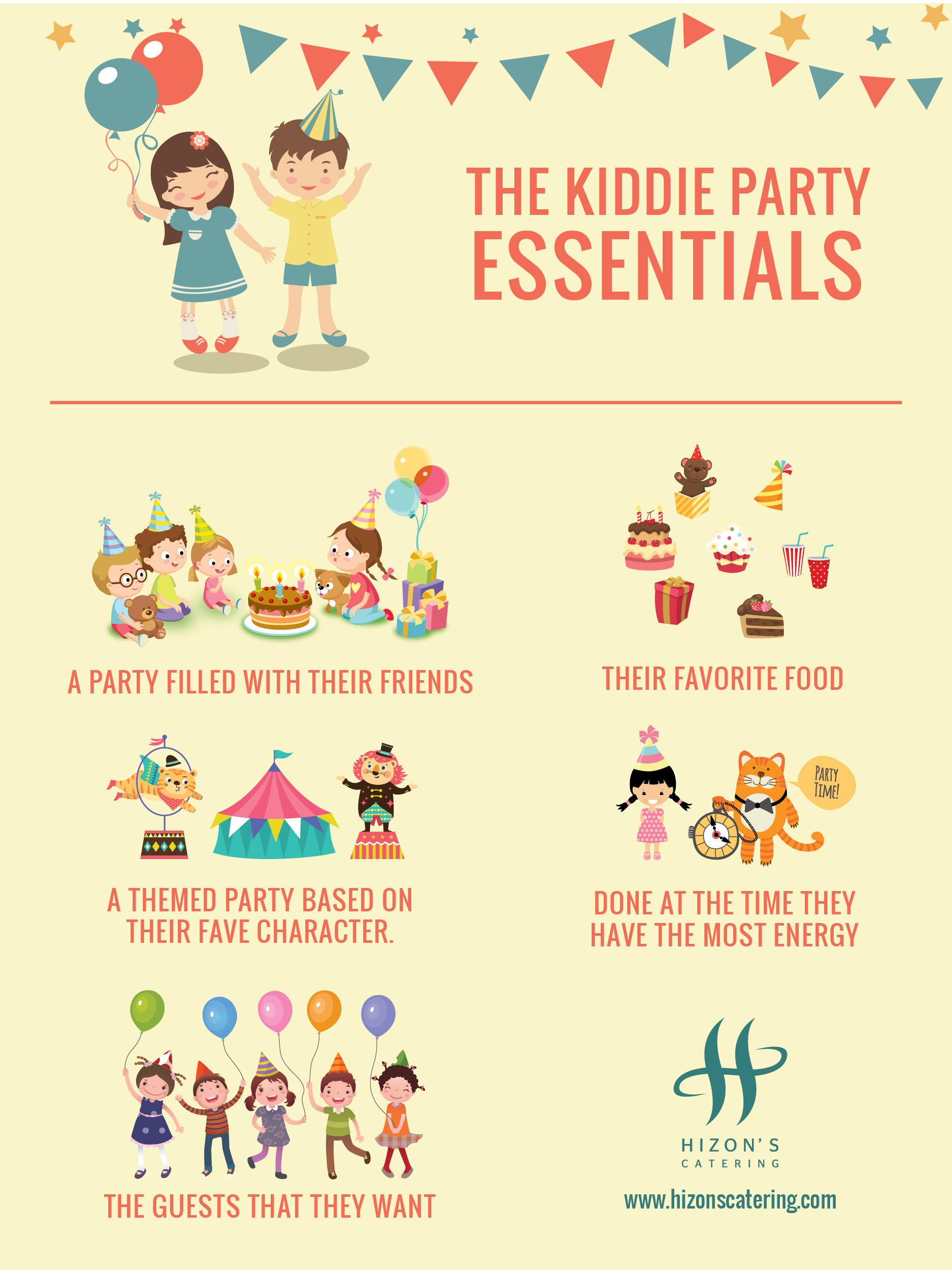INFOGRAPHIC The Kiddie Party Essentials Hizon's Catering