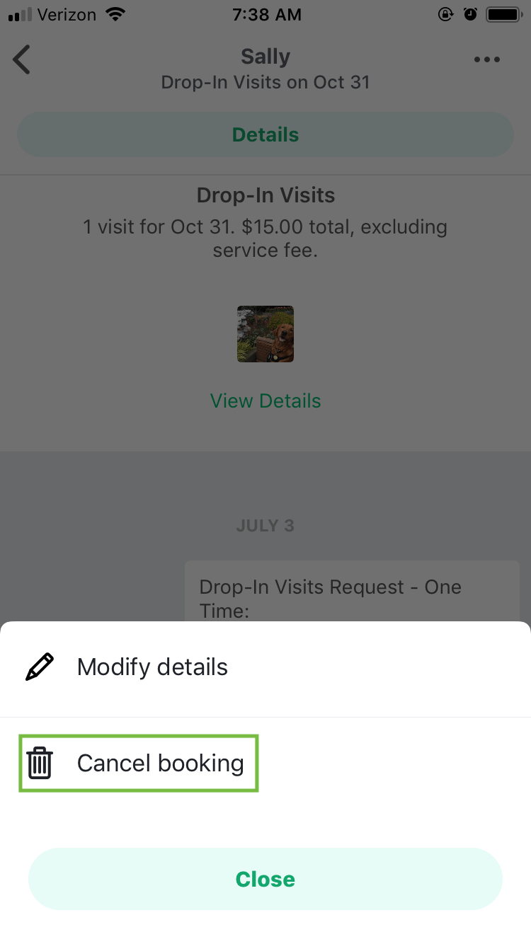How do I cancel a booking and receive a refund? Rover Help Centre
