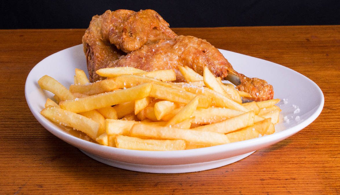 Kylling og kips Hjá Rafik Rafik'sa