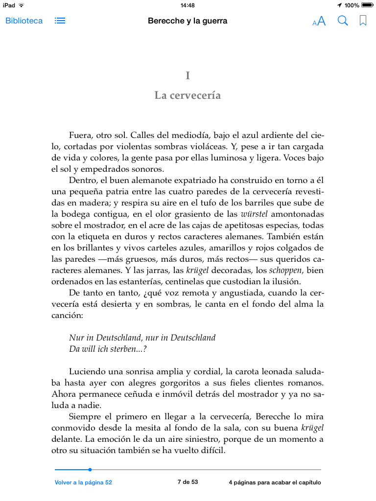 Berecche y la guerra