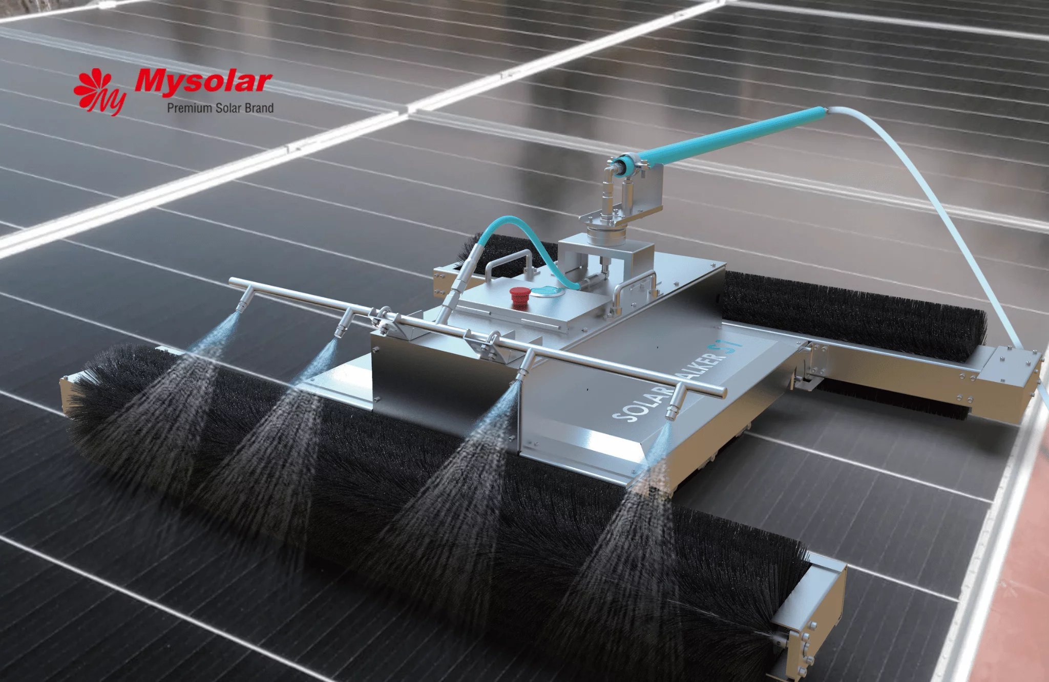 Solar Panel Cleaning Robot solar farm cleaner robot