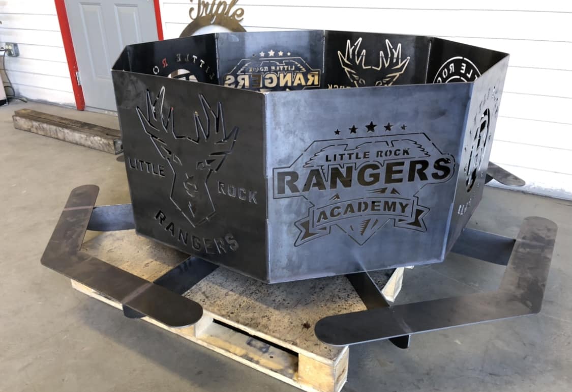 8 Sided Fire Pit H&K Fabrication