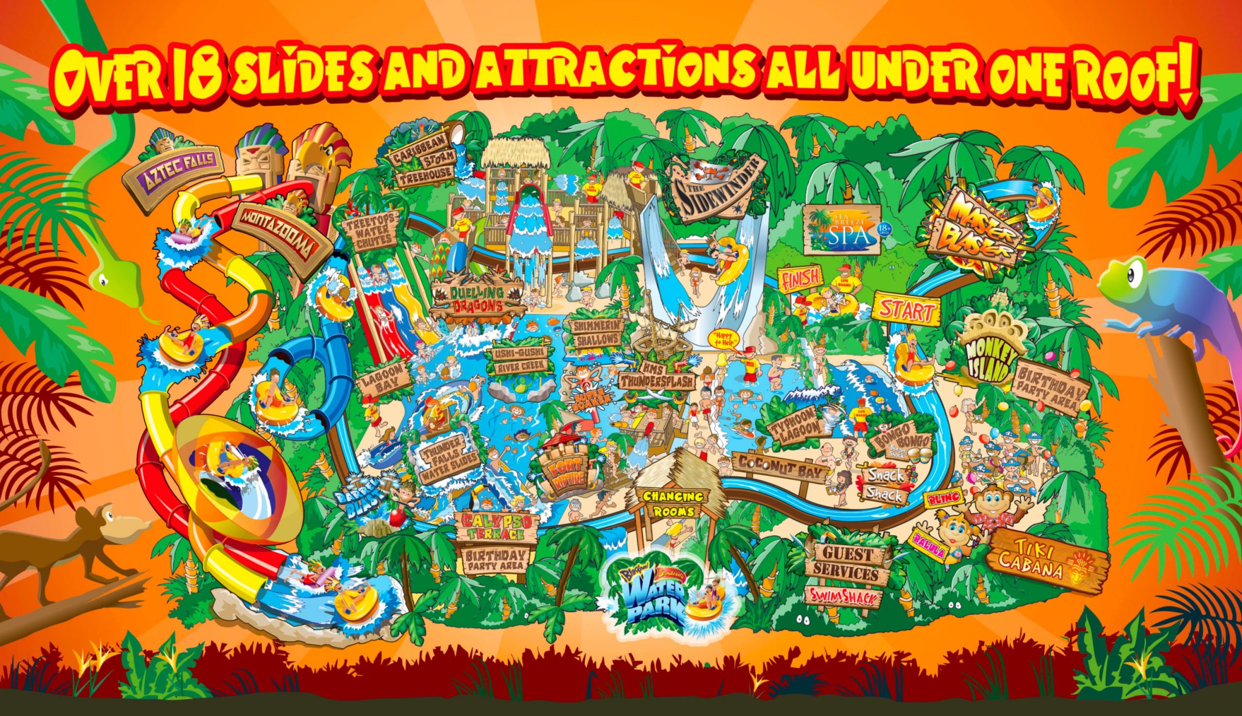 Creating a new look for the Sandcastle Waterpark Heckford