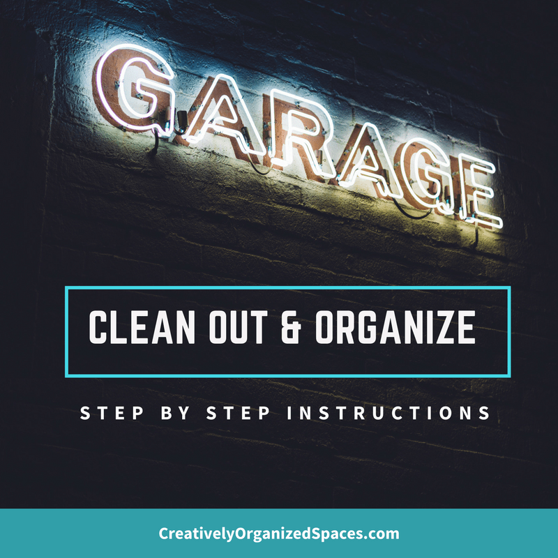 Tips for Garage Organizing when it's not so hot!