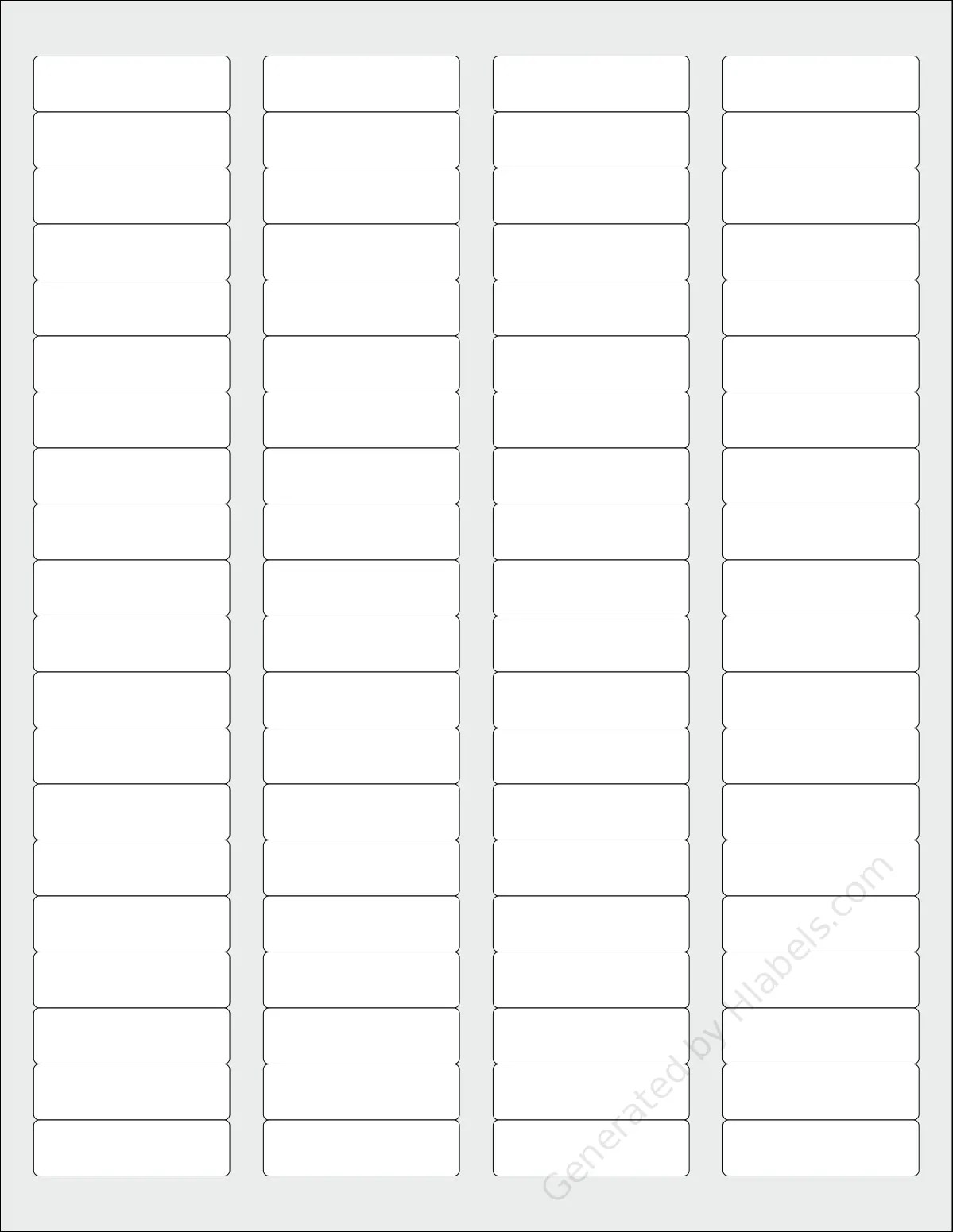 Avery® 5267 Label Template Print Online Instantly