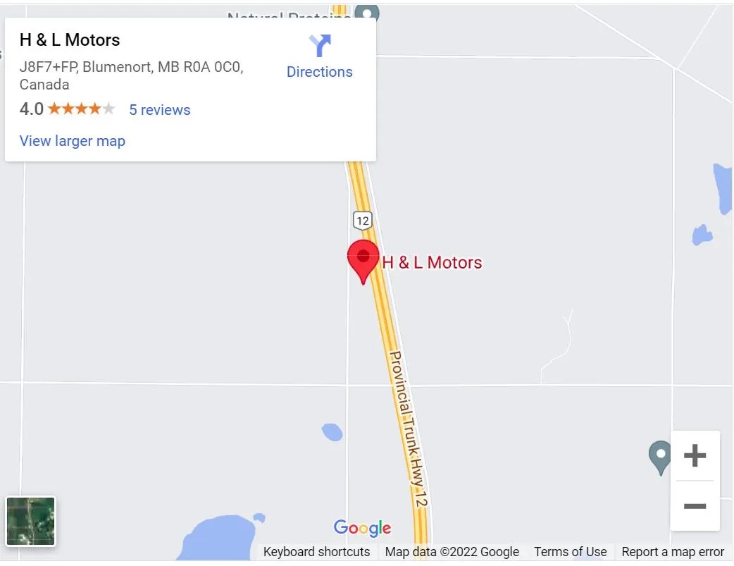 Sales Department Farm Equipment H & L Motors 12048272112