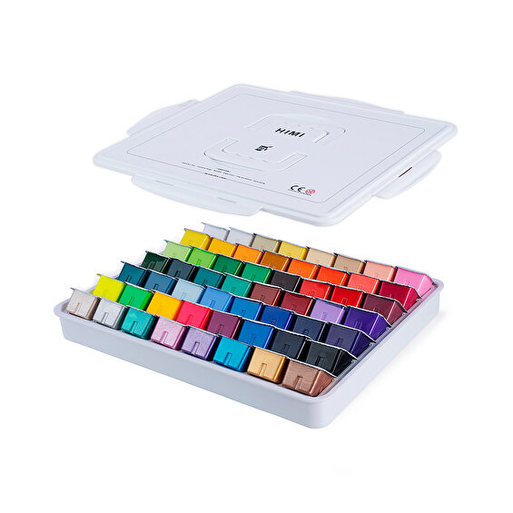 Himi Gouache Paint Set, 30ml/56 colors Highlights