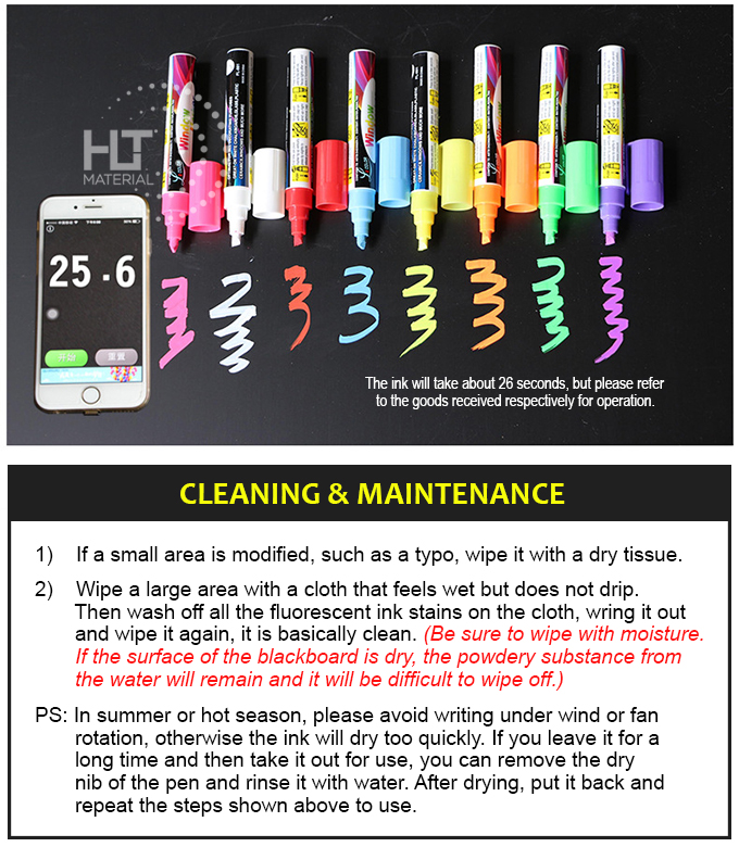 BLACKBOARD FLUORESCENT MARKER PEN HLT Material Sdn Bhd