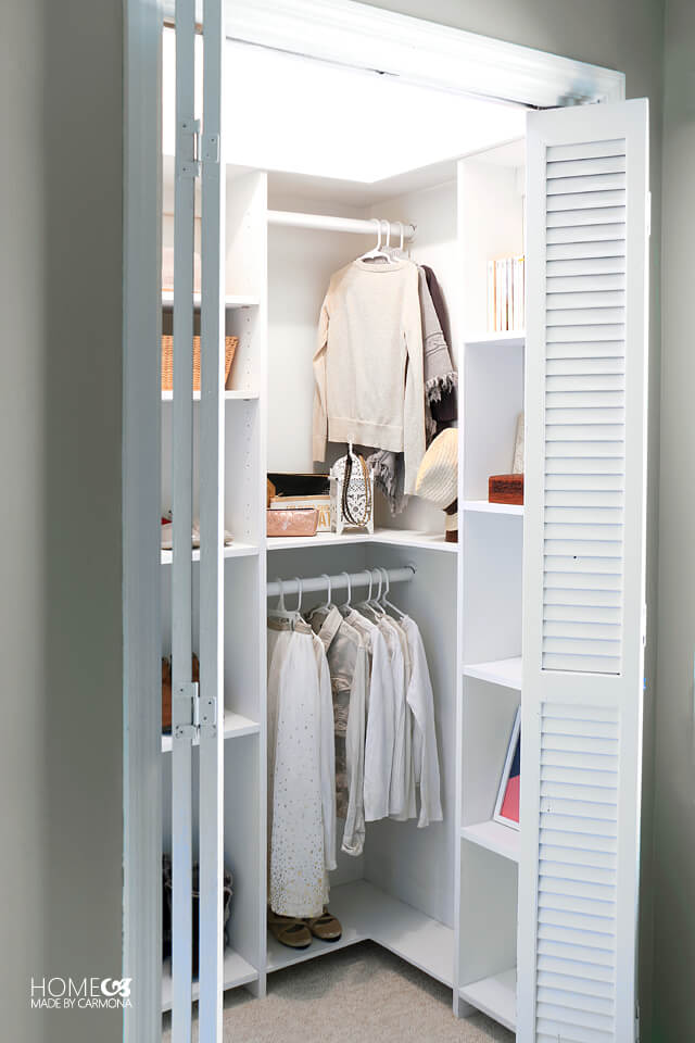 DIY Custom Closet Shelving (for deep closets)