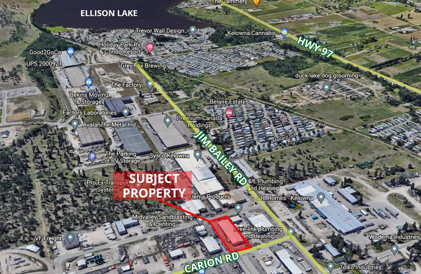 Industrial Warehouse for Sale in Kelowna