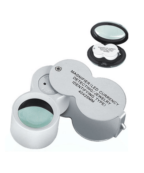 Magnifier UV LED Lens Currency Detecting Jewellery Identifying Hayat