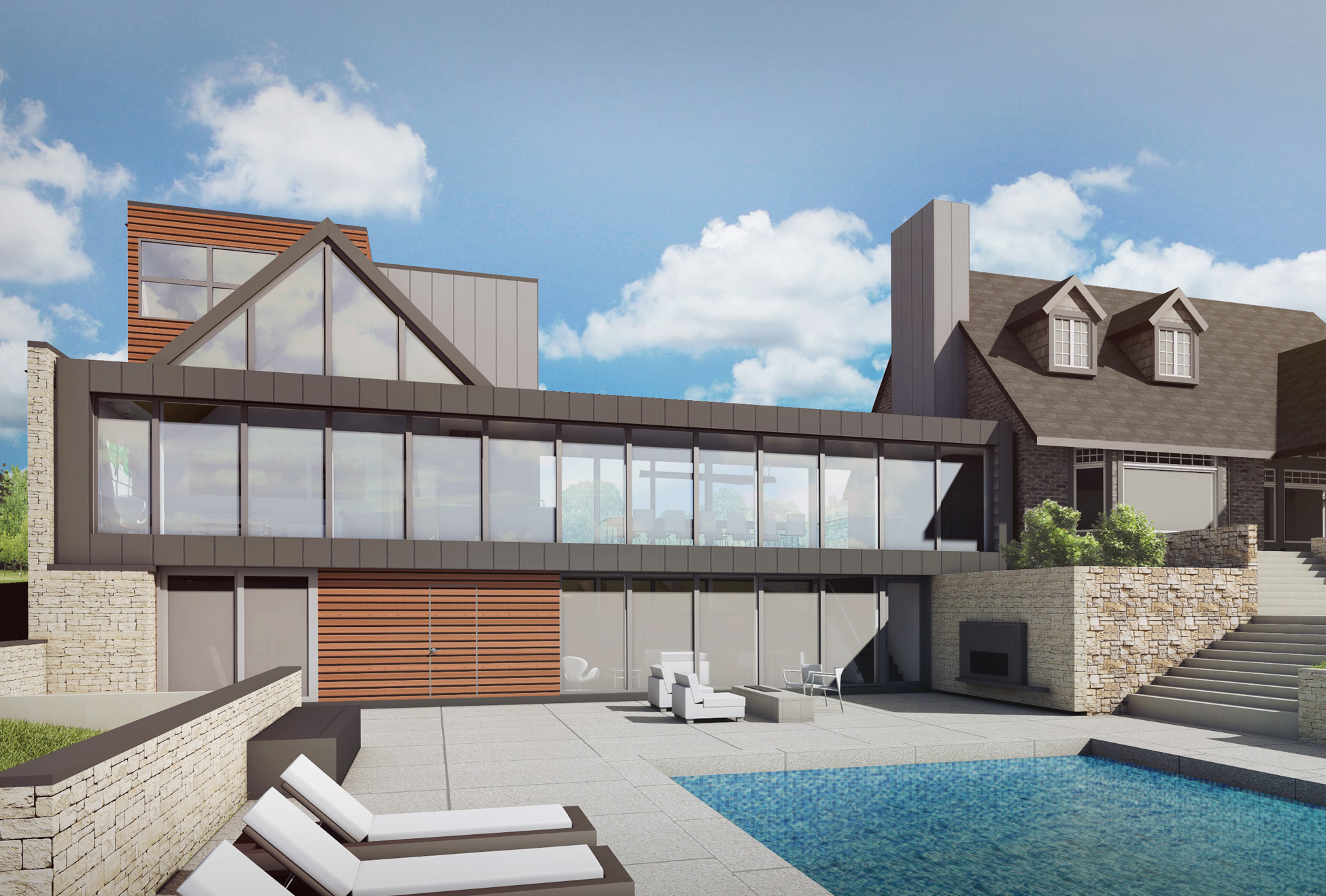 Modern Bridge House HMH Architecture + Interiors