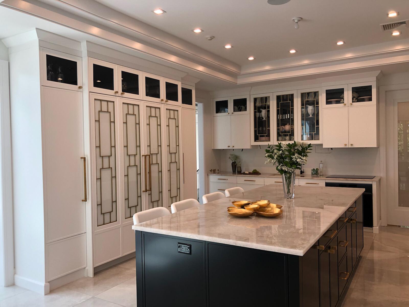 HMH Architectural Metal and Glass Brass inlay for