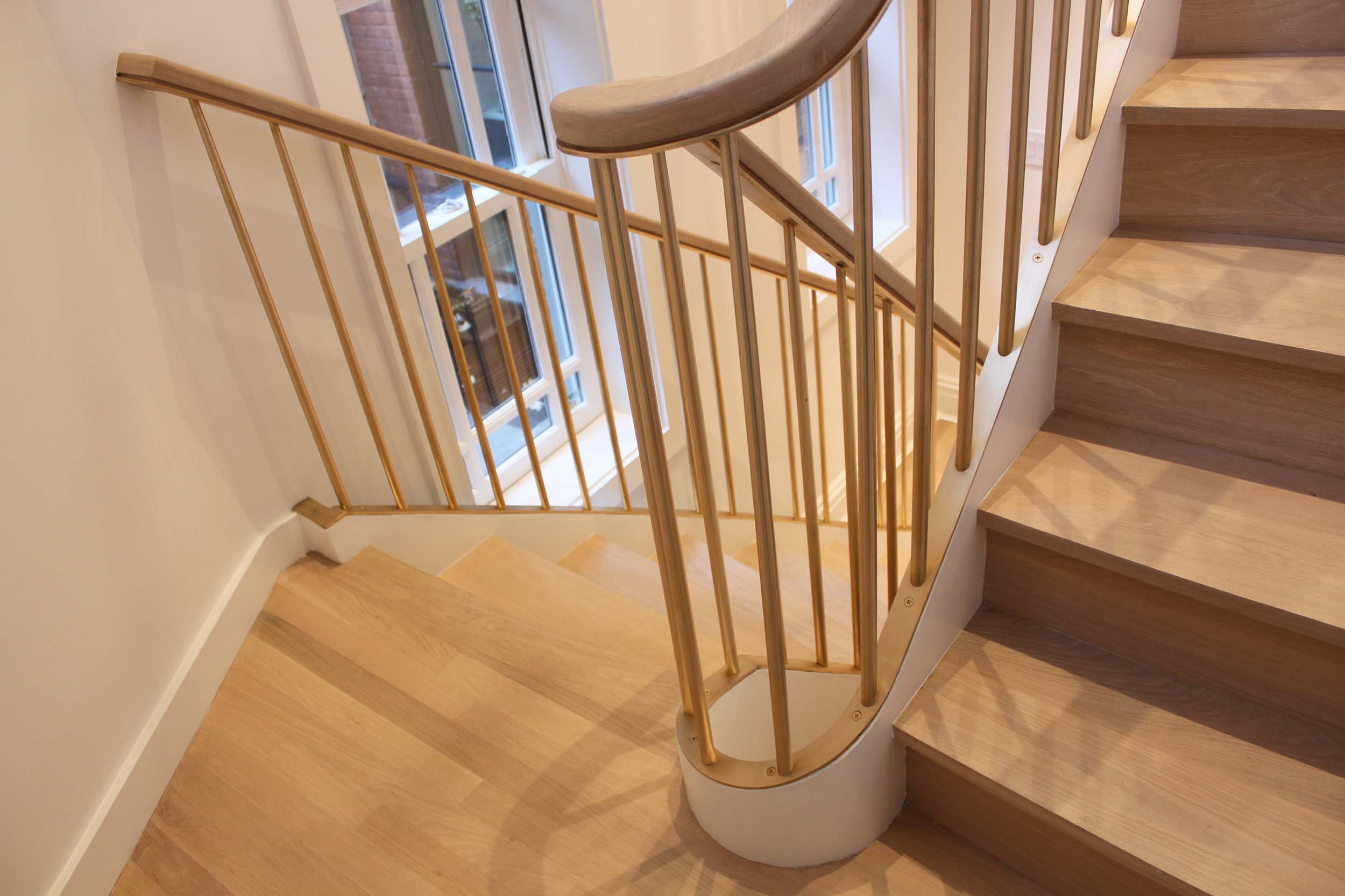 HMH Architectural Metal and Glass Custom made brass railings