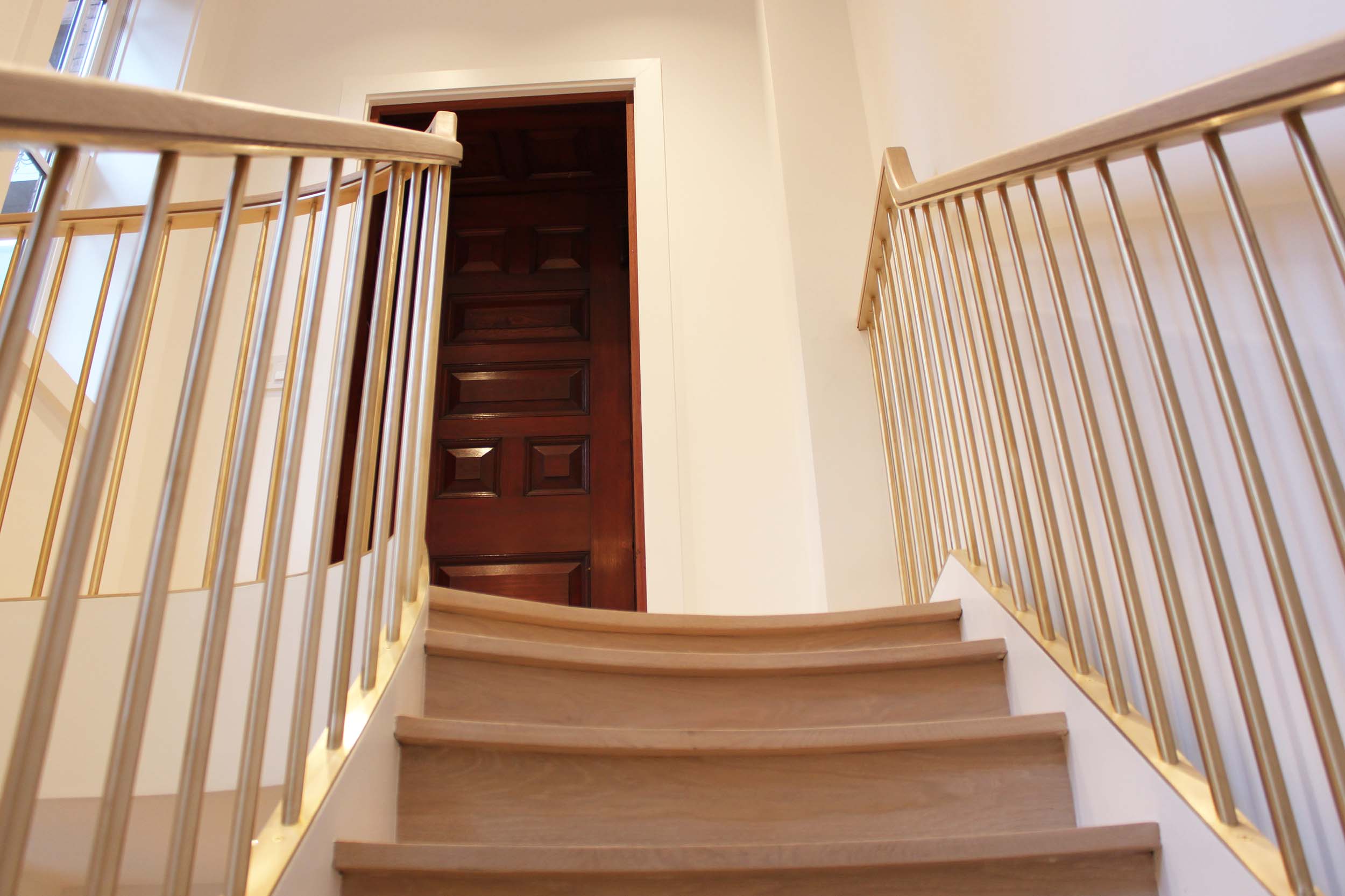 HMH Architectural Metal and Glass Custom made brass railings