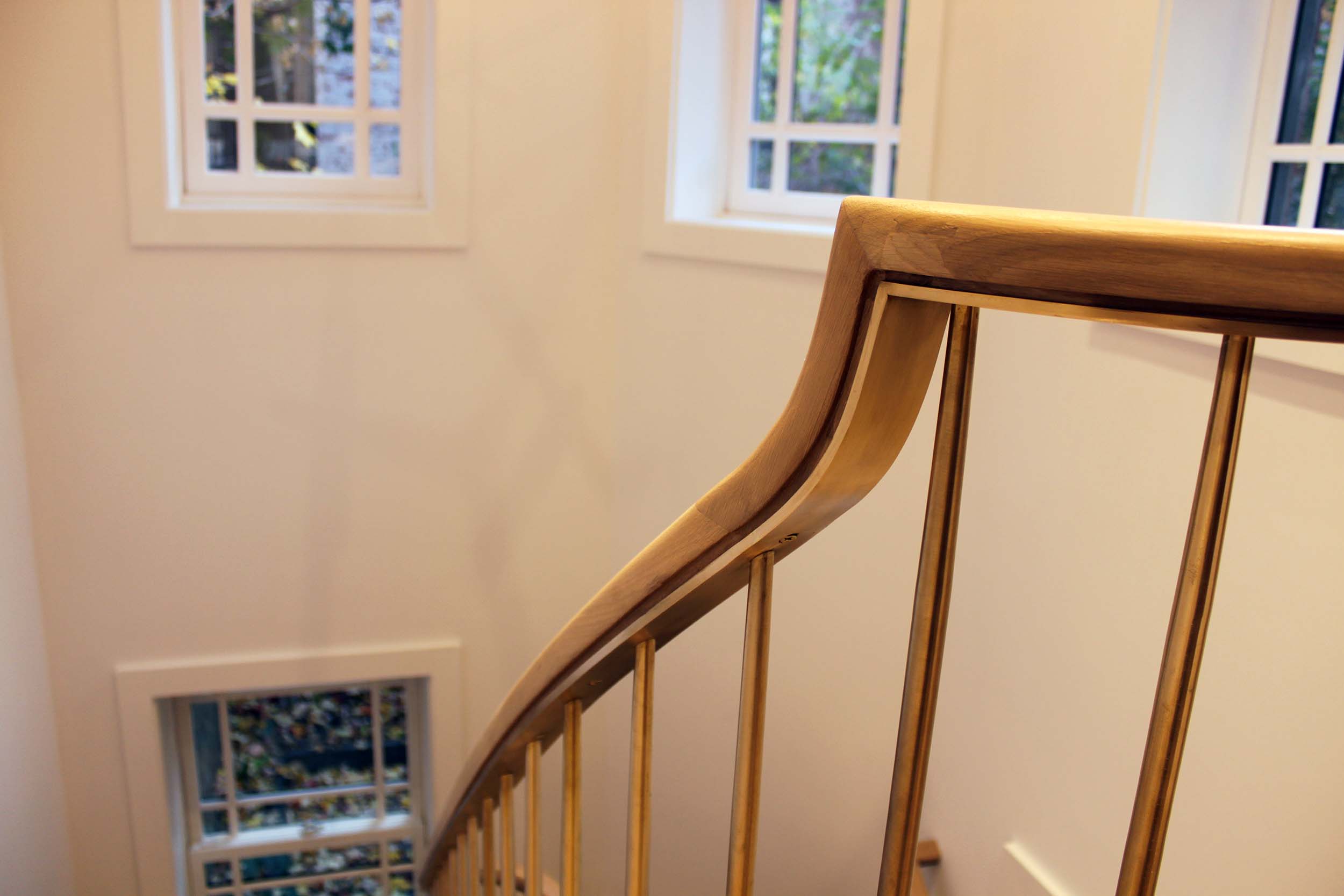 HMH Architectural Metal and Glass Custom made brass railings