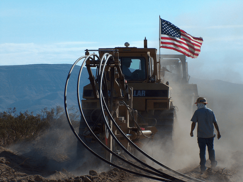 Fort Irwin Fiber Optic Outside Plant Network HMS Construction