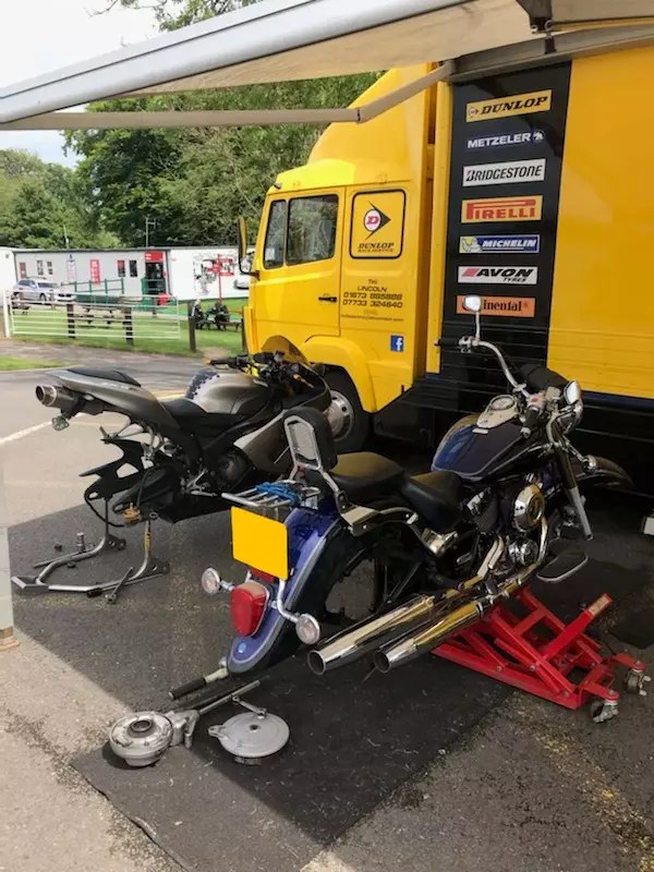 Holbeach Motorcycle Tyres Fitting at Circuit