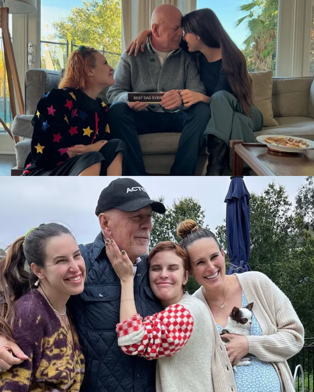 Bruce Willis vuelve al foco público el gesto que conmocionó a
