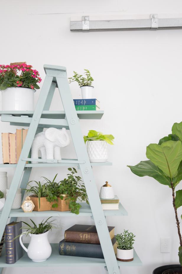 17 DIY Ladder Shelf To Add Style & Storage Space In Your Home Home