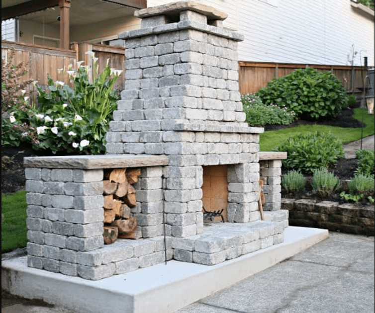 50 Outdoor Fireplace Plans To Enjoy The Backyard At Night Home And