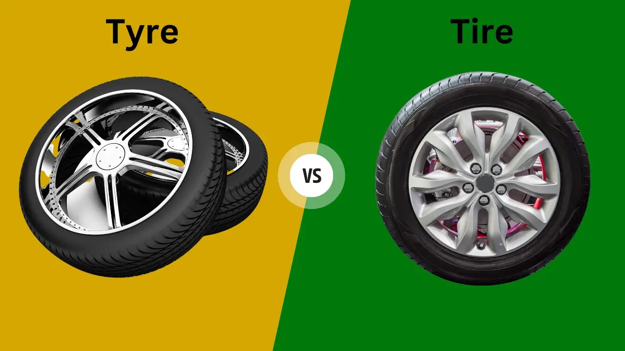 What is the diffrence between the word tyre and tires HN Mobile Tyres