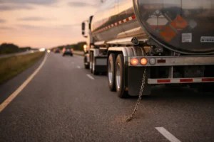 Never Realized This: Why Tanker Trucks Have That Extra Chain Hanging at