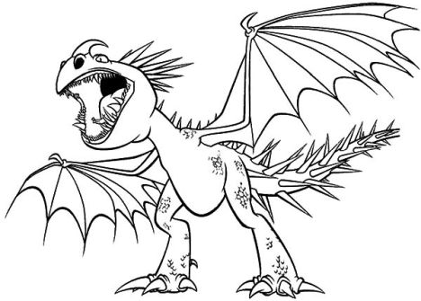 Dogs love to chew on bones, run and fetch balls, and find more time to play! How To Train Your Dragon Coloring Pages Monstrous Nightmare Part 5