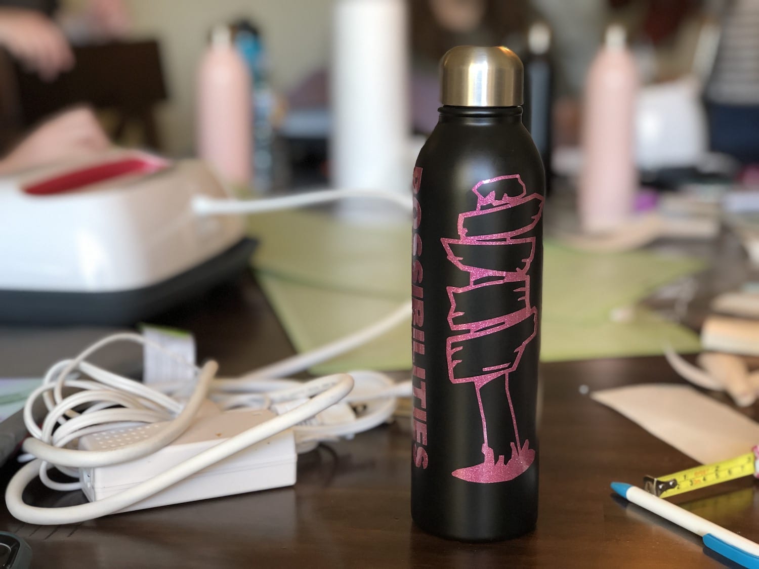 How to Customize a Water Bottle with Vinyl Hobbies on a Budget