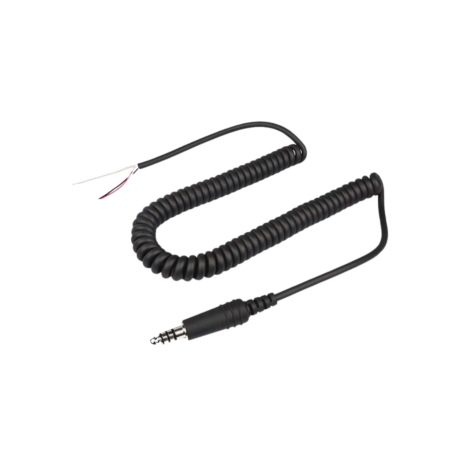 Helicopter Headset Replacement Coiled Cable Hobbs Flyer